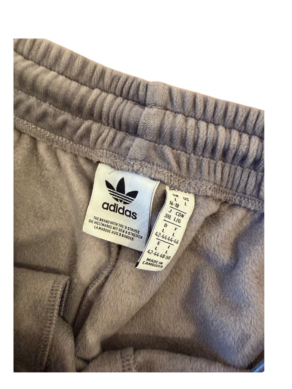 adidas Lavender Snap-Open Track Pants with White Side Panels - Picture 8 of 10